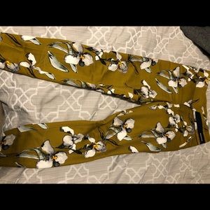 Zara floral pants xs